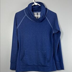 Kuhl Lea Deep Blue Cowl Neck pullover sweatshirt size small